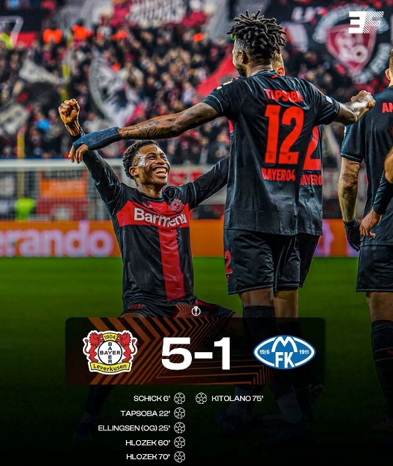 勒沃庫森全勝晉級！歐聯(lián)杯16強(qiáng)門票已拿下